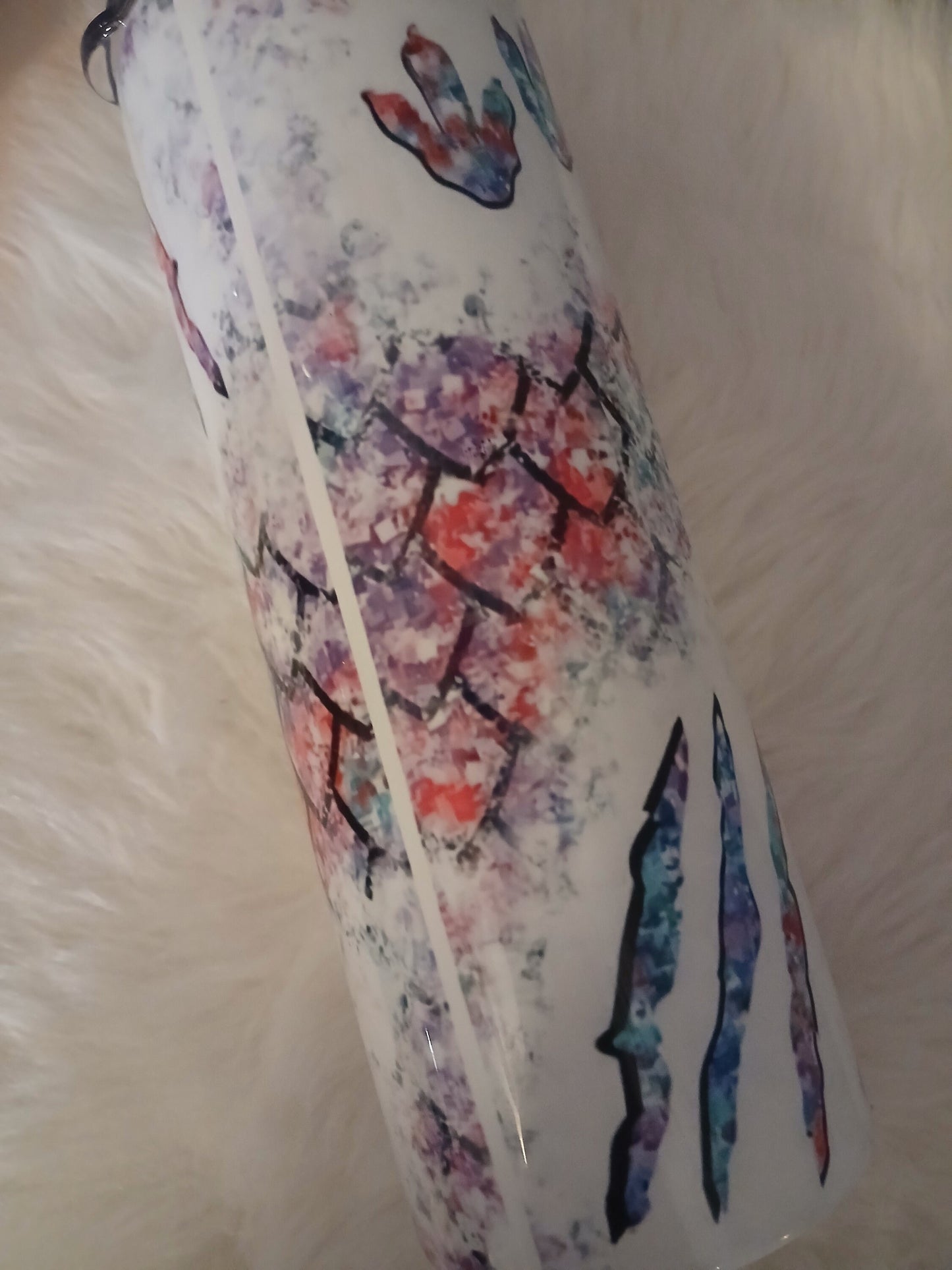 Motherhood a walk in the park 20 oz tumbler.